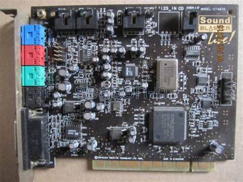 Disk Controllersraid Cards Creative Labs Ct4670 Sound Blaster Live Pci