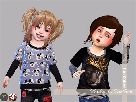 Studio K Creation Giruto13 Layertee Toddler • Sims 4 Downloads