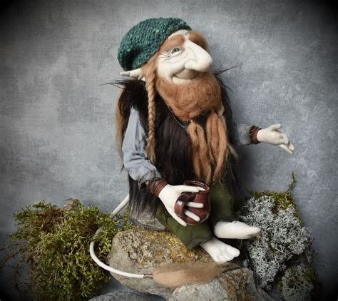 Norvegian Troll Doll Scandinavian Norse Mythology Forest Etsy