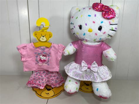 Build A Bear 40th Anniversary Hello Kitty Confetti Plush W Etsy