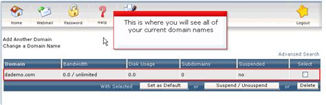 How To Add New Domain Name In Directadmin Website Solution Knowledge Base