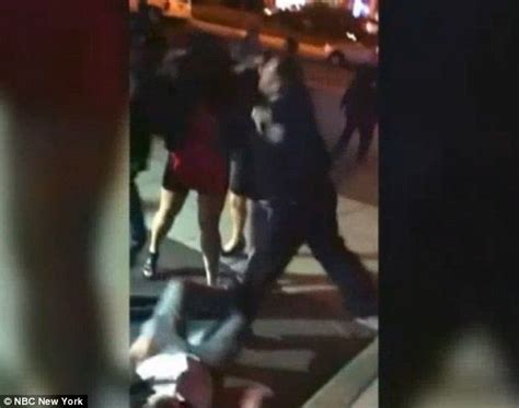 Cop Punches Woman Shocking Video Shows New Jersey Police Officer Hit Woman In Face Outside