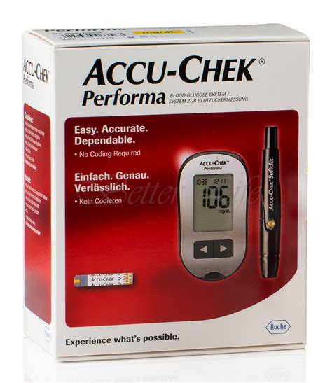Galleon Accu Chek Performa Blood Glucose Meter And Lancing Device