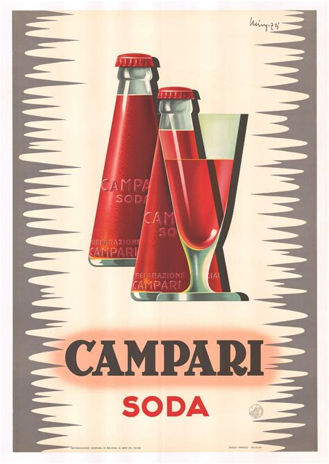 Campari Soda Affiches Marci Pubblicità Vintage Pubblicità Vecchie