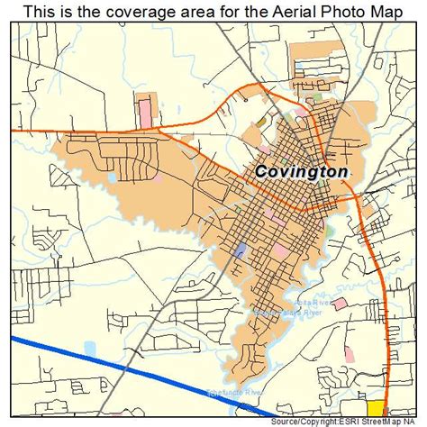 Aerial Photography Map Of Covington La Louisiana