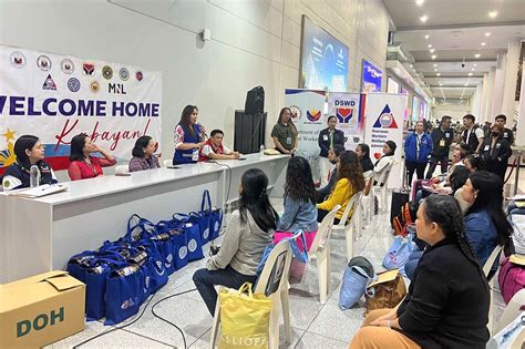 ofws repatriated from lebanon arrive in ph for christmas abs cbn news
