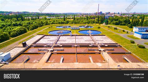 Aerial View Sewage Image And Photo Free Trial Bigstock