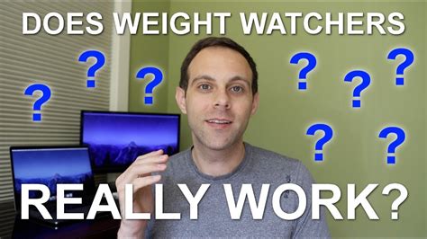 does weight watchers really work fitness qanda youtube