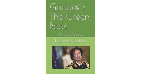 Gaddafis The Green Book Original Edition By Muammar Gaddafi