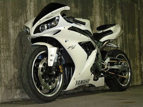 Yamaha R1white Bikes Pinterest