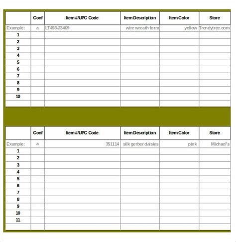 15 Retail Inventory Templates Free Sample Example Format Download