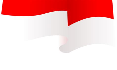 Bendera Indonesia Merah Putih Vector Berkibar Bendera Merdeka