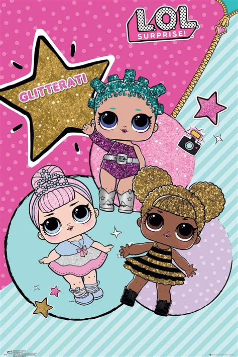Lol Surprise Dolls Team Glitter Poster 24x36 3714 Ubicaciondepersonas