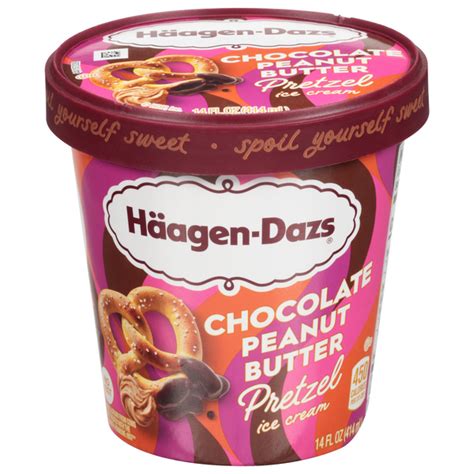 Save On Haagen Dazs Pretzel Ice Cream Chocolate Peanut Butter Order