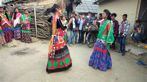 New Tharu Dance In Tihar Bardiya 2075 Youtube