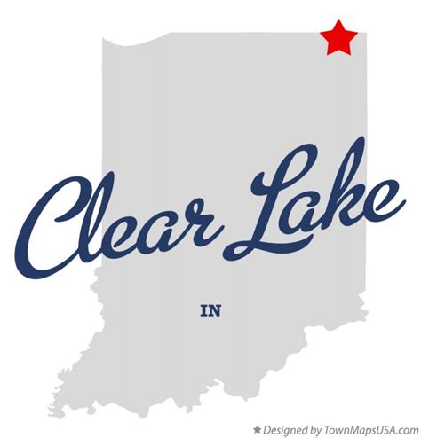Map Of Clear Lake In Indiana