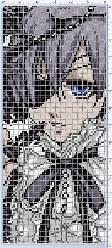 75 Pixel Anime Ideas Pixel Art Anime Pixel Art Perler Patterns