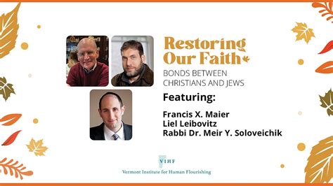 Bonds Between Christians And Jews Restoring Our Faith Summit 2023