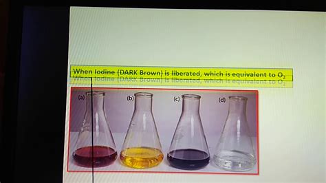Dissolved Oxygen Do Of Water Sample Winkler S Iodometric Titration