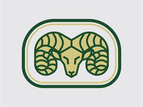 Colorado State University Ram Logo By Patrick Richardson On Dribbble