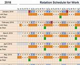 Rotating Schedule Template
