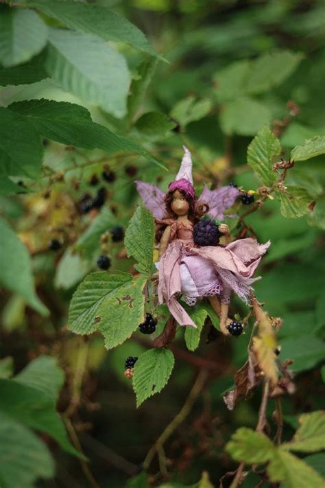 The Blackberry Faeries — Lavender And Lark Faeries Art Dolls Fairy Dust