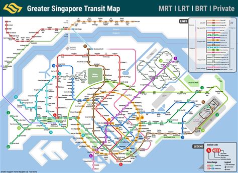 Map Of Singapore Mrt Circle Line Maps Of The World
