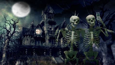 Free Download Halloween Dark Haunted House Spooky Wallpaper 1920x1080