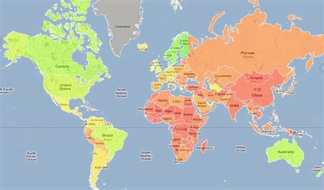 El Mapa De La Felicidad En El Mundo Chic