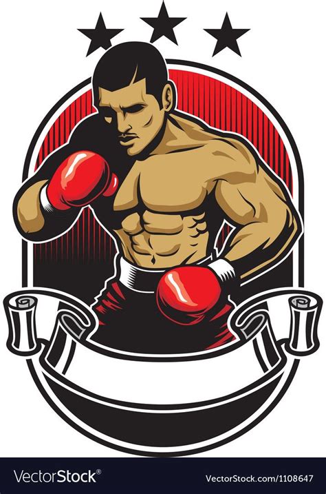 Boxing Athlete Royalty Free Vector Image Vectorstock Sponsored