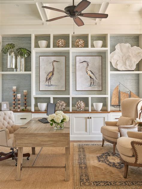 Best 30 Beach Style Home Office Ideas And Decoration Pictures Houzz