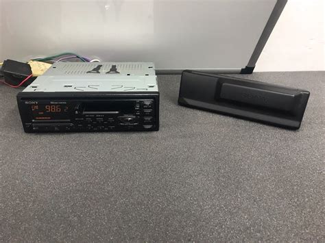 Old Classic 90s Sony Car Radio Cassette Player With Cd Changer Control