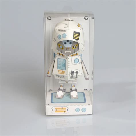 Robot Paper Toy Of Boogiehood On Behance