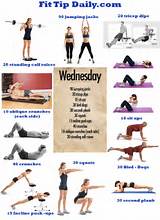 Daily Fitness Exercises Pictures