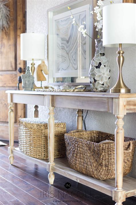 Entryway Console Table Styling Tips (How to Decorate Any Table Blog Hop ...