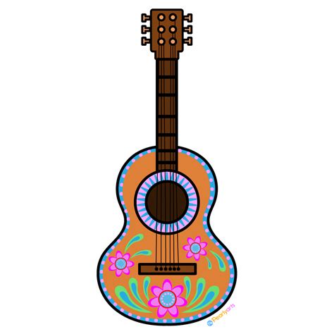 Free Mexican Guitar Clipart Royalty Free Pearly Arts