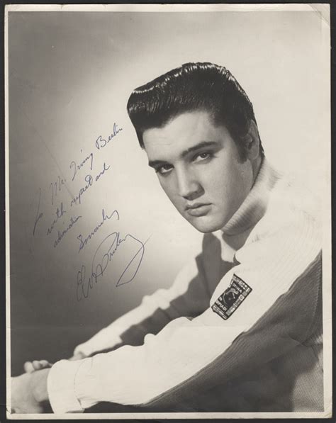 Lot Detail Elvis Presley Signed And Inscribed Original 11 X 14
