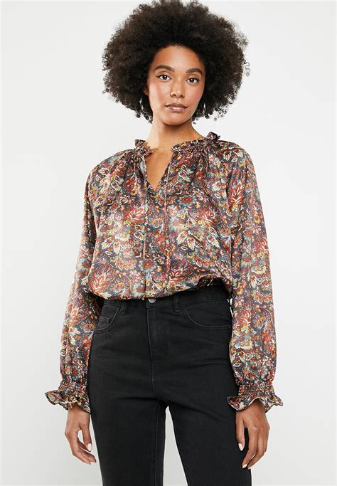 Up Styled Peasant Blouse Paisley Superbalist Blouses