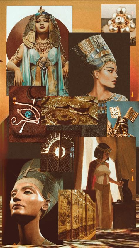Wallpaper Cleopatra E Nefertiti Egyptian Goddess Ancient Egypt Art Ancient Egypt