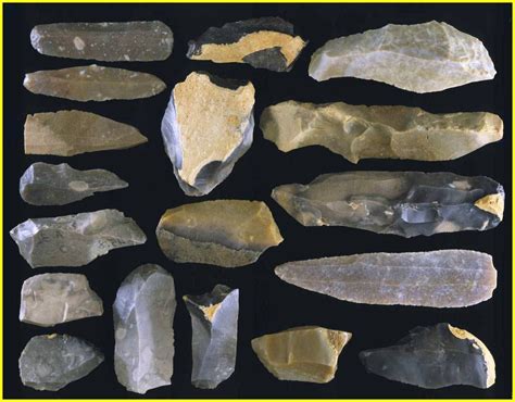 Upper Paleolithic Blades Old Stone Paleolithic Archaeology