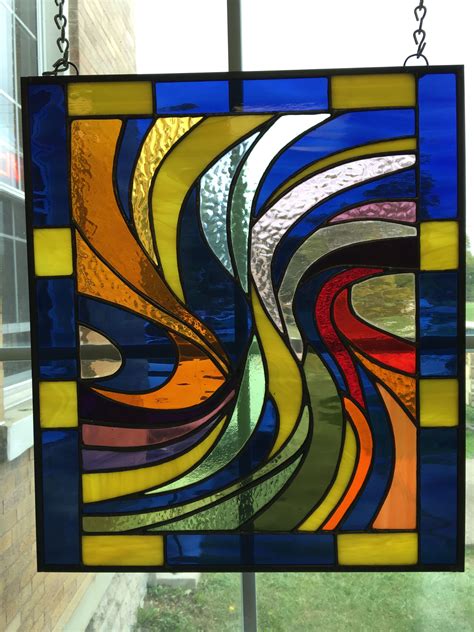 Stained Glass Abstract Im A Big Fan Of L J Murrays Panelsso I