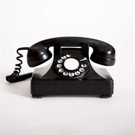 Black Vintage Rotary Phone For Rent My Prop Boutique