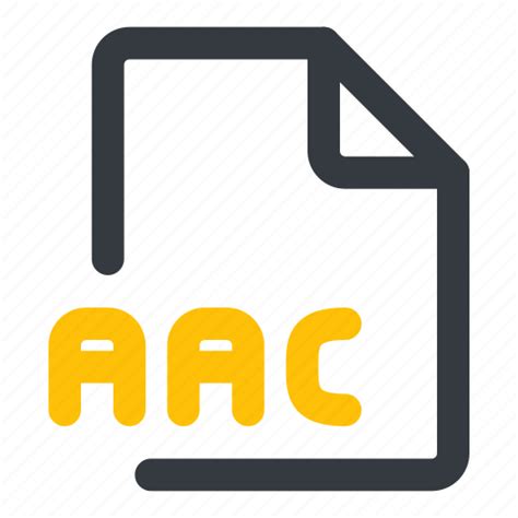 Aac File Format Document Extension Icon Download On Iconfinder