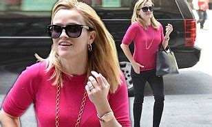 Reese Witherspoon Proudly Shows Off Her Blonde Dye Job As She Rocks A