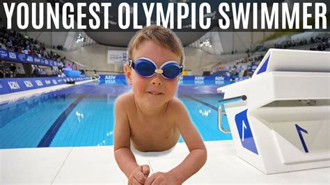 The Worlds Youngest Olympic Swimmer Luca Intro Compilation Youtube