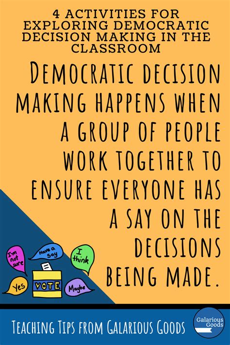 4 Activities For Exploring Democratic Decision Making In The Classroom