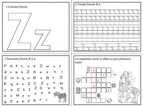 Educatia Conteaza Fise De Lucru Literele Alfabetului Clr