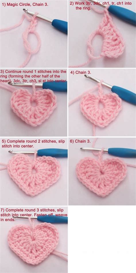 Easy Crochet Hearts Loops And Love Crochet