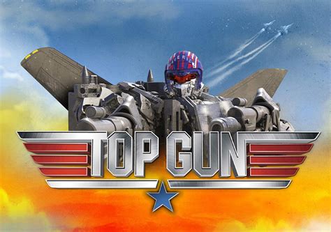 The Worlds Of Transformers And Top Gun Merge With Autobot Maverick