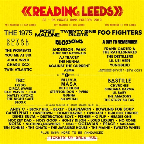 Reading And Leeds Festival 2019 Tickets